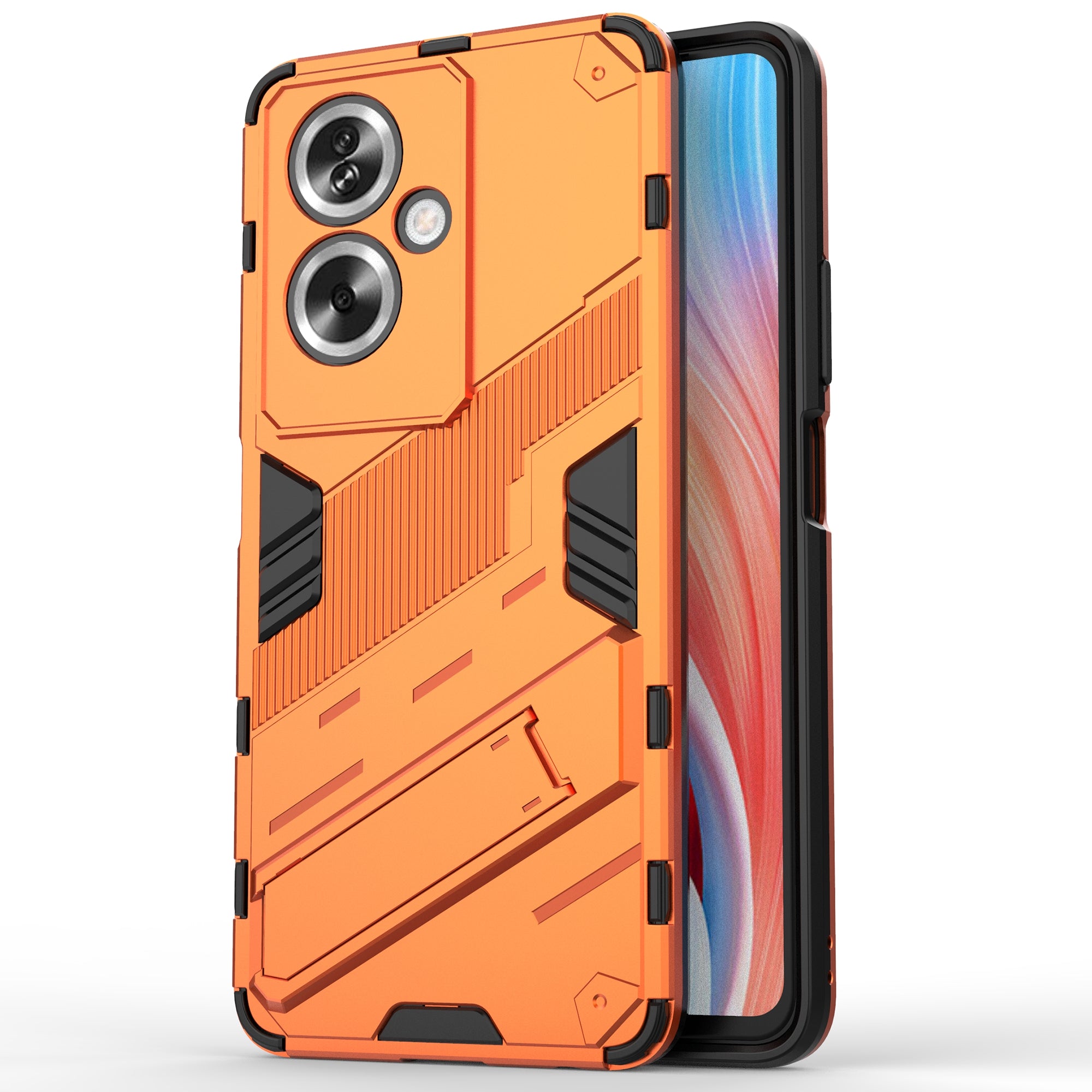 For Oppo A79 5G / A2 5G Phone Case Scratch-resistant PC+TPU Kickstand Cover For Oppo A79 5G / A2 5G Phone Case Scratch-resistant PC+TPU Kickstand Cover
